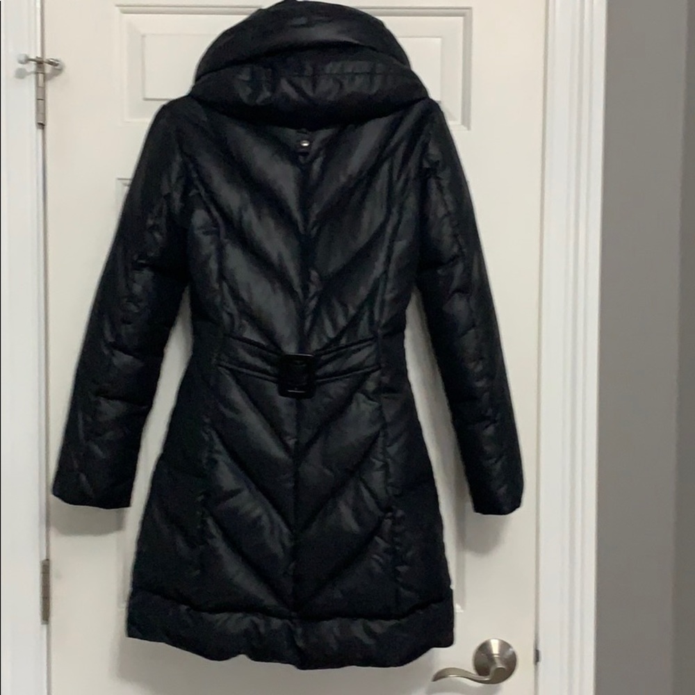 Via Spiga black puffer coat fits below bottom - Picture 3 of 9